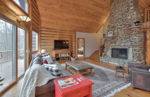Cherokee Casa | Stone Mountain Lodge W Mountain Views Fireplace