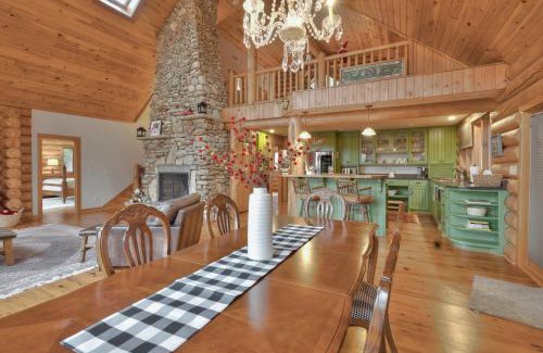 Cherokee Casa | Stone Mountain Lodge W Mountain Views Fireplace