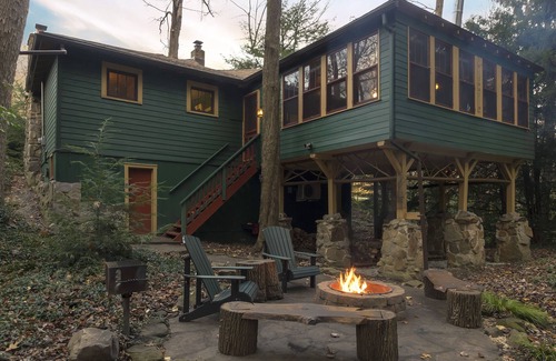 Jefferson Township Cabina | Espectacular Waterfront Craftsman-Style Cottage; Cerca de Seven Springs