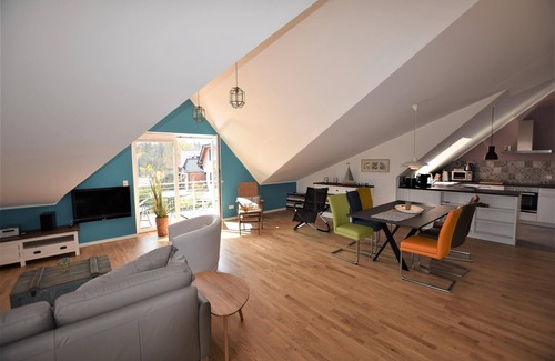 Hohwacht Apartamento | Strandesburg mit Sauna 12
