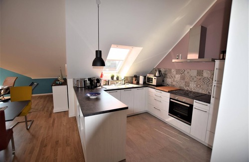 Hohwacht Apartamento | Strandesburg mit Sauna 12