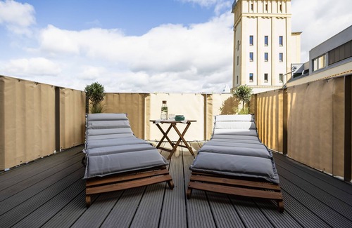 Sonnenberg Apartamento | Strandloft Inkl. Tiefgaragenstellplatz und Balkon, Zentrumsnah