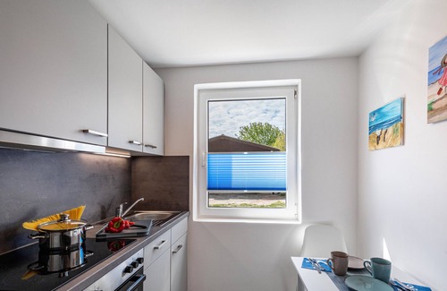 Dierhagen Ost Apartamento | 'Strandnahe Ferienwohnung 1' con terraza privada, jardín privado y Wi-Fi
