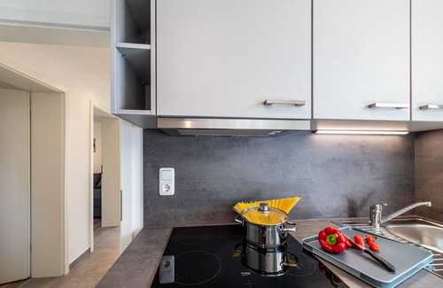 Dierhagen Ost Apartamento | 'Strandnahe Ferienwohnung 1' con terraza privada, jardín privado y Wi-Fi