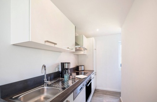 Dierhagen Ost Apartamento | 'Strandnahe Ferienwohnung 1' con terraza privada, jardín privado y Wi-Fi
