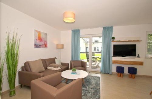 Lobbe Apartamento | strandnahe FeWo mit Terrasse, gratis Nutzung vom AHOI Erlebnisbad und Sauna in Sellin - Rex Rugia FeWo 10-2