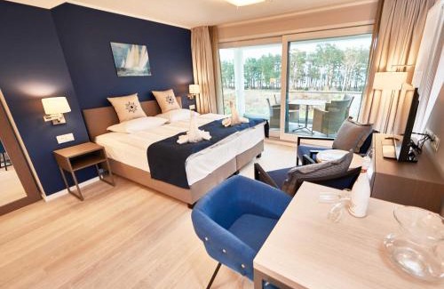 Binz Apartamento | Strandresort Prora - WG 216 mit Meerblick und IR-Sauna