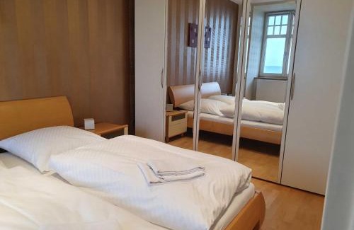 Warnemuende Apartamento | Strandvilla Undine Fewo 19 Meerblick