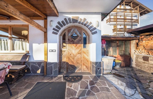 Castello-Molina di Fiemme Apartamento | Estudio "La pratolina monolocale" con vistas a la montaña, terraza y jardín