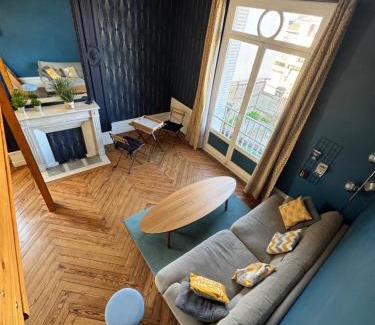 Centre Ville Rive Gauche Apartamento | Studio à Rouen avec mezzanine