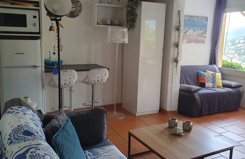 Espero-Pax Apartamento | Studio à Théoule-miramar Avec Magnifique vue mer