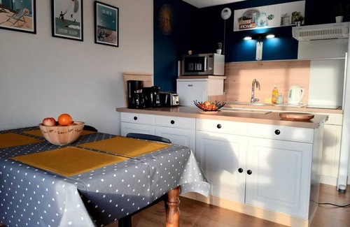 Stella-Plage Apartamento | Studio 1 - 4 pers 300m from the beach with sea view
