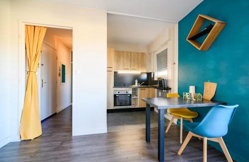 Mulhouse Apartamento | Studio 26 m2 à Mulhouse - Terrasse & Stationnement - Accès UHA & Tram