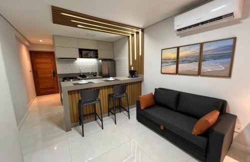 Armacao Apartamento | Studio 304 Salvador, Fantástico, com Vista Mar, no Bairro de Jardim Armação, a 300m do Novo Centro de Convenções de Salvador - CCS e do Parque dos Ventos