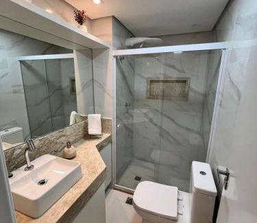 Armacao Apartamento | Studio 304 Salvador, Fantástico, com Vista Mar, no Bairro de Jardim Armação, a 300m do Novo Centro de Convenções de Salvador - CCS e do Parque dos Ventos