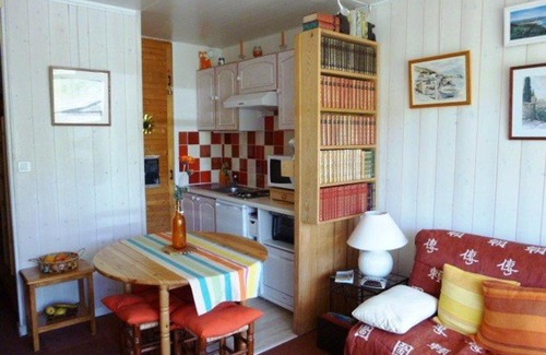 Arette Apartamento | Studio 4 pers avec balcon, accès pistes, rés. avec ascenseur, parkings gratuits - FR-1-602-56