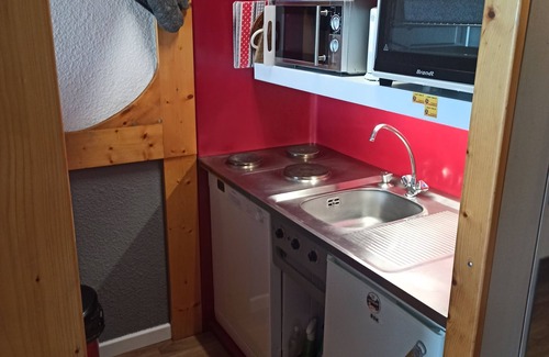Arc-1800 Apartamento | Studio 5/6 Personnes Pierra Menta