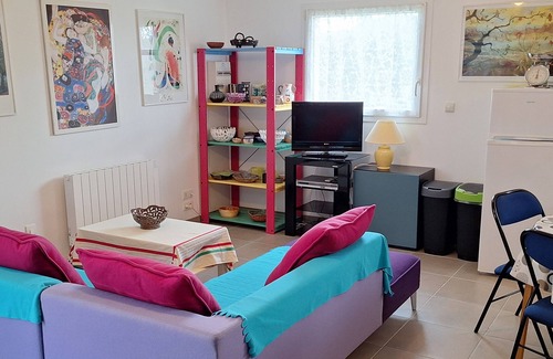 Plougasnou Apartamento | Studio 50m2 between fishing port and beach 100m away ideal for 1 couple and 1 child