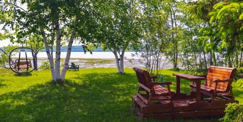 Ste Anne de Beaupre Apartamento | Studio 6 - 2 min du Bord de l'eau Foyer & Barbecue