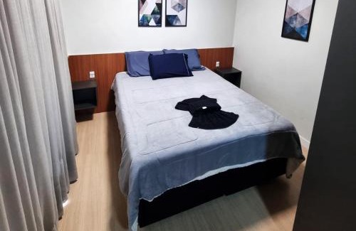 Centro Apartamento | Studio 703 Premium no Centro de Chapecó com Sacada Piscina Academia e Vaga Garagem