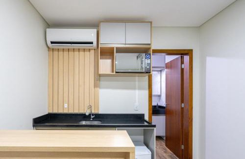 Picarras Apartamento | Studio A 350m PRAIA com Garagem privativa Cozinha funcional Ar Condicionado, Wi Fi, Localização estratégica, Centro da cidade, perto de tudo Reserve agora mesmo