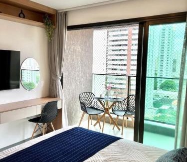 Centro Apartamento | Studio a 500 m da Av Beira Mar BC Meireles