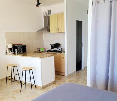 Le Ricanto Apartamento | Studio agréable avec vue mer à Ajaccio - 30 m² avec accès plage