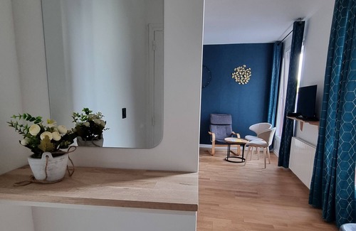 Beauvais Apartamento | Studio Alizé Centre-ville/ 650m Gare/ 10 min Aeroport Bus/ The Getaway Beauvais