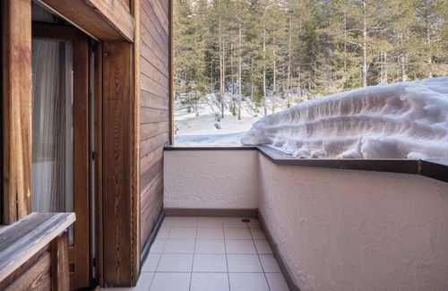 Armentarola Apartamento | Estudio Apartamento "Ciasa ai Pini 208" cerca de remontes con vistas a la montaña jardín y sauna