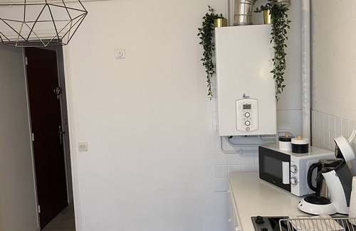Thorigny-sur-Marne Apartamento | Apartamento estudio 'Grand Studio Avec Loggia' con terraza privada, balcón y Wi-Fi