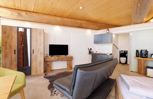Rosenfeld Apartamento | Apartamento estudio '-6-die Sechs, 35qm' con terraza privada, jardín compartido y Wi-Fi