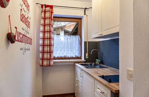 Untergrainau Apartamento | Estudio 'Aschaubichl - Wohnung Silberdistel' con vistas a la montaña, terraza privada y Wi-Fi