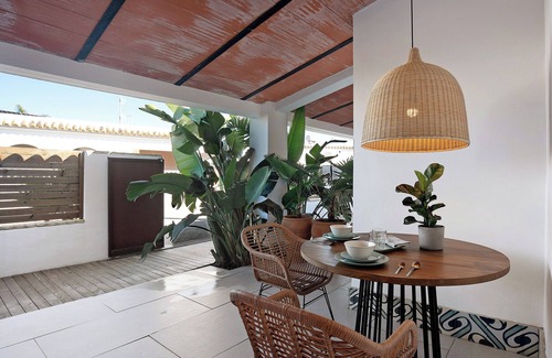 El Palmar Apartamento | Apartamento estudio "Bedandbeach" cerca de la playa con terrazas privadas y Wi-Fi