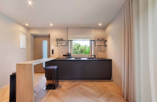 Parcines Apartamento | Apartamento estudio "Casa Sonngart" con vistas a la montaña, piscina privada y Wi-Fi