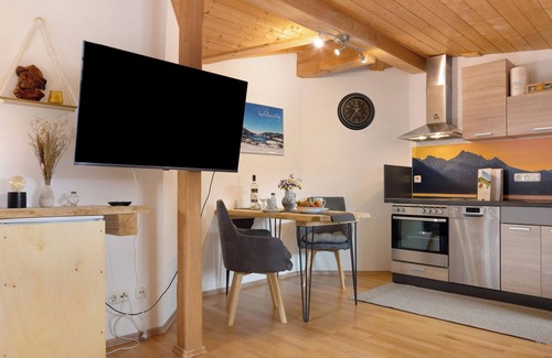 Wagneritz Apartamento | Apartamento estudio 'Ferienwohnung Wendelinus' con vistas a la montaña, terraza compartida y Wi-Fi