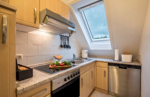 Soltau Apartamento | Apartamento estudio 'Ferienwohnung 1 Soltau' con jardín privado, Wi-Fi y aire acondicionado
