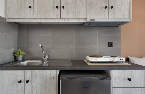 Paloi Apartamento | Estudio 'Frantzis 1' con vistas al mar, Wi-Fi y aire acondicionado