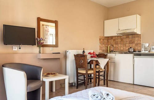 Paliki Apartamento | Apartamento estudio 'Ionian Balcony 1' con vistas al mar, Wi-Fi y aire acondicionado.