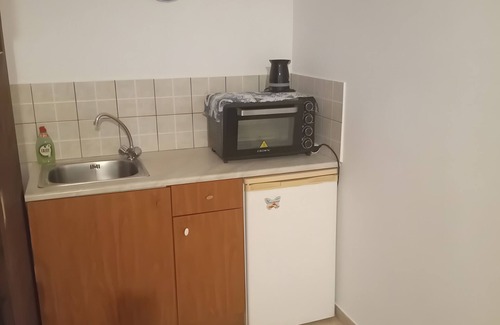 Merichas Apartamento | Estudio 'Mouria B' con vistas al mar, Wi-Fi y aire acondicionado