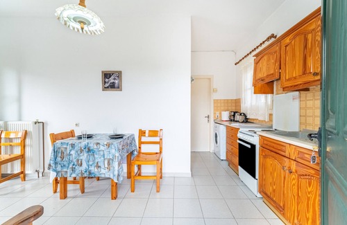 Acharavi Apartamento | Estudio 'Olivea 2' con vistas al mar, Wi-Fi y aire acondicionado
