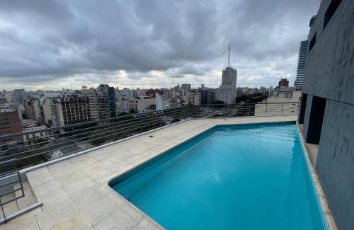 Microcentro Apartamento | Studio Apartment on 13th Floor with balcony terrace