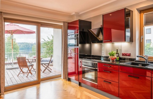 Pelham Apartamento | Apartamento-estudio "See-Lodge" con vistas al lago, terraza privada y Wi-Fi