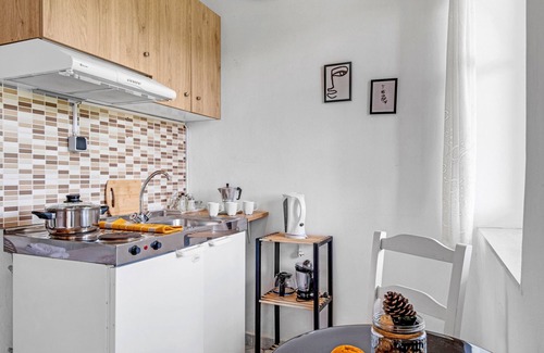 Drimonas Apartamento | Estudio 'Con vistas al mar' con vistas al mar, Wi-Fi y aire acondicionado