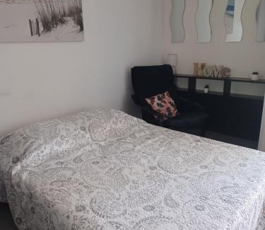 Balaruc-les-Bains Apartamento | Studio avec jardinet et balcon idéalement situé