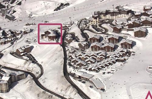 Reberty Apartamento | Studio avec lit clos savoyard et coin montagne au pied des pistes - FR-1-452-101
