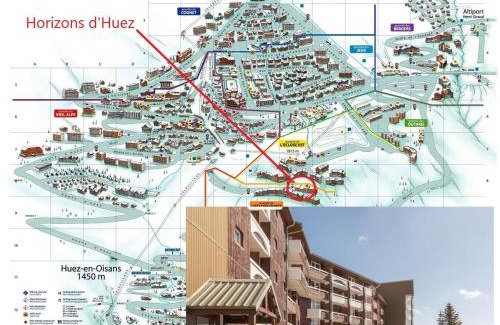 Eclose-Ouest Apartamento | Studio avec mezzanine, retour skis aux pieds, proche remontée mécanique - FR-1-645-28