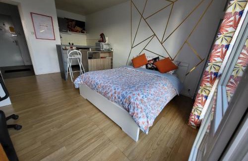 Saint-Etienne Apartamento | Studio avec parking gratuit