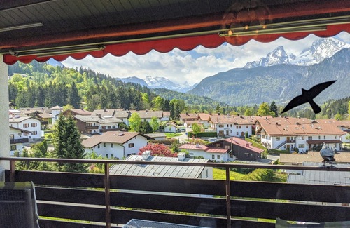 Mitterbach Apartamento | Studio Bergliebe for 2 with south-facing balcony and great mountain views