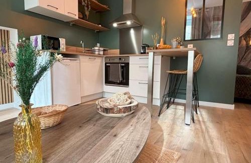 Cherbourg-en-Cotentin Apartamento | Studio Bois flotté Cherbourg Netflix Parking
