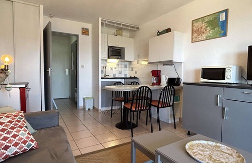Banyuls-sur-Mer Apartamento | Estudio cabina Banyuls-sur-Mer con balcón, aire acondicionado, parking y WiFi